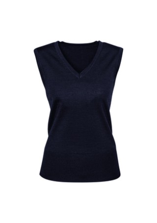 Biz Women's Milano Vest-Black-Charcoal-Navy:Navy