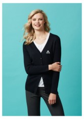 Biz Women's Milano Cardigan-Black-Charcoal-Navy 