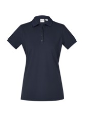 Women's 95% Cotton Polo - Navy 