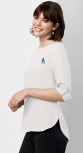 Biz Women's Madison Boatneck Blouse 